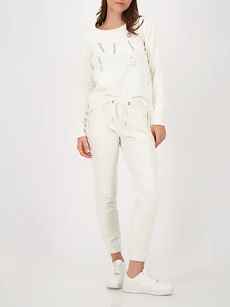 MONARI | Hose in Lederoptik | beige